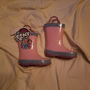 My Little Pony Toddler Girls Rubber Rain Boots